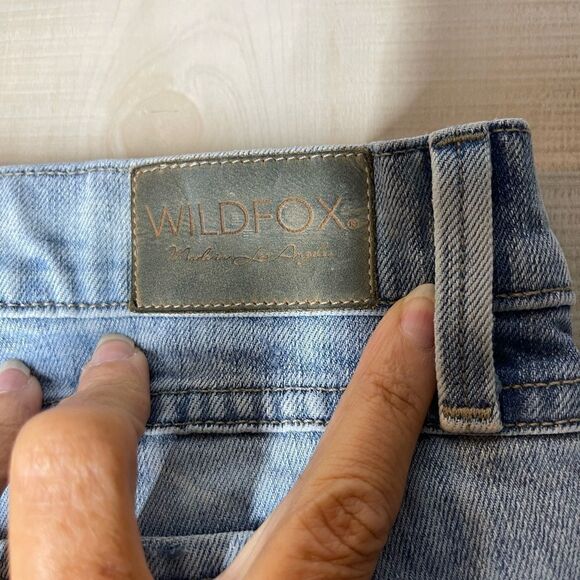 Wildfox Carmen low rise skinny distressed jeans, size 33 - Picture 11 of 14